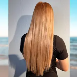 【癖をサラサラストレートに🩵】縮毛矯正➕トリートメント