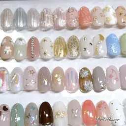 ワンカラー＋2本アート