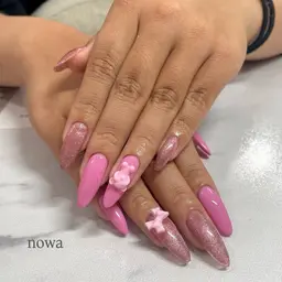 【平日1日1名様限定✨】チップ10本長さだし➕ワンカラーorラメグラ💫オフ＋¥1,100