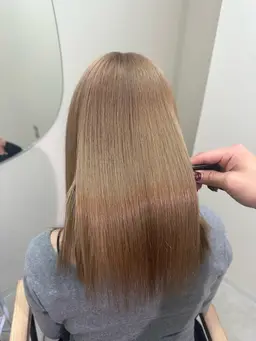 【新規限定/期間限定】カット＋ケアブリーチ＋髪質改善カラー＋髪質改善トリートメント＋ヘッドスパ