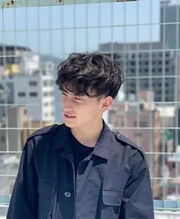 ミニモ学割 メンズカット＋シャンプー＋セット+眉毛カット