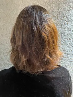 🌟ゆるふわパーマ＋毛先カット🌟朝のスタイリングが楽になるナチュラルパーマと毛先のカットで柔らかい動きで抜け感スタイル