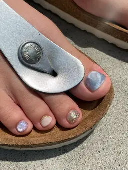 【ニュアンスネイル】フットネイル/ニュアンス2時間やり放題/持ち込みOK◎(オフ・ケア・パラジェル/LaShade込み)