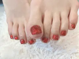 【2回目以降】【フット】ワンカラー（オフ込み）