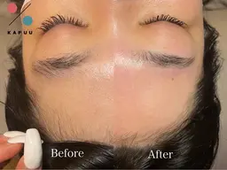 フェイスワックス(眉毛スタイリングなし)