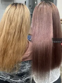 1日1枠限定‼️【ブリーチ縮毛矯正✨】ダメージ具合要相談です【髪質改善】