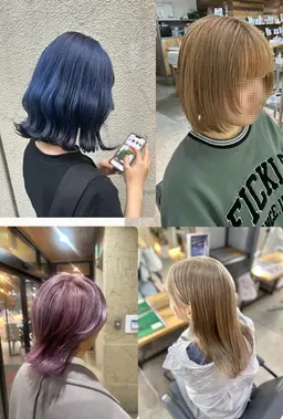 👻ブリーチ＋カラー＋Aujuaトリートメント👻