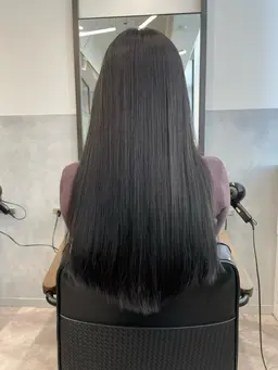 カット+前髪(顔まわり)縮毛矯正🫧