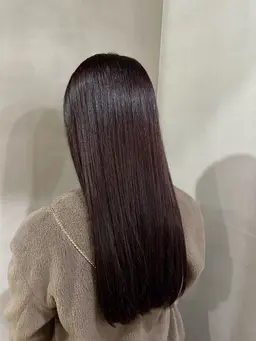 【髪の毛サラサラ✨】カット＋カラー＋コアミートリートメント✨