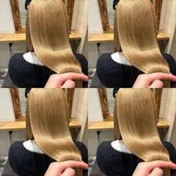 《ミニモ限定》カット+ケアブリーチ➕カラー➕Aujua3stepトリートメント【ケアブリーチ・ダブルカラー】