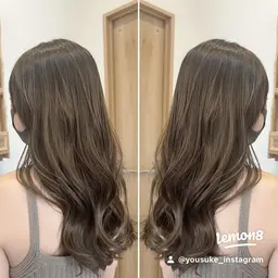 ✂️《外国人風透け感カラー》✂️外国人風カラー+ハイライトorローライト+tokioTR《学生割−¥1000円》