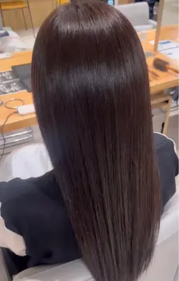 🐾黒染めではない🐾黒髪カラー✨️
