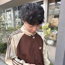 メンズ カットパーマ