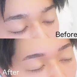 【メンズアイブロウ(眉ワックス脱毛)】(補足説明必読)60分, 石橋阪大前