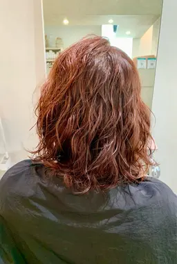 【パーマ】《韓国風styleやウルフも◎》カッ ト+パーマ+COTAトリートメント