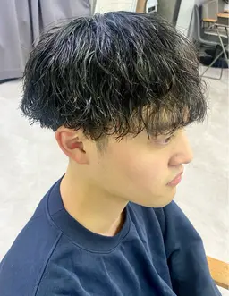 🎸メンズカット+パーマ(ベリーショート･フェードNG)🎸