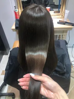 【大人気メニュー♡】💎✨似合わせカット+艶カラー+高濃度水素トリートメント