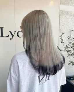 カット+ブリーチ+カラー+トリートメント+シャンプーブロー