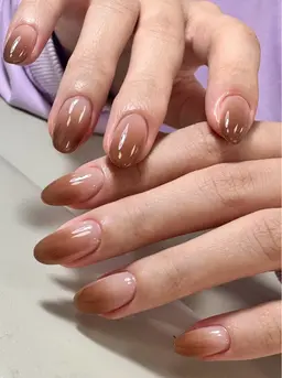 🌟ワンカラー&フラッシュグラデーション(当店一ヶ月以内ジェルオフ無料。他店オフ➕500)甘皮ケア➕オイル