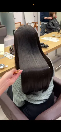 似合わせカット＋髪質改善カラー＋髪の芯から補修するケラチンTR