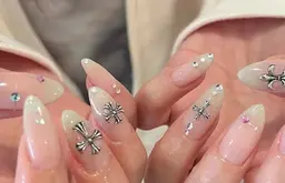 【人気チップ長さだし】+ワンホンネイルコース⭐️写真持ち込みOK★¥13900