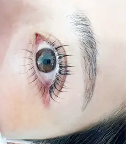 束巻きまつげパーマ＆まつげティント