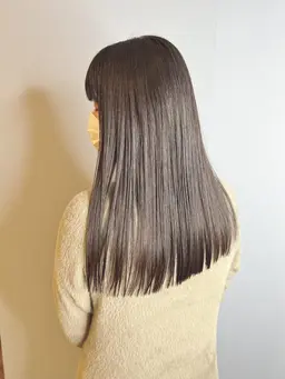 カット＋ケア縮毛矯正＋魔法のバブル