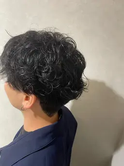 【期間限定マイクロバブル付き❗️】メンズカット＋パーマ