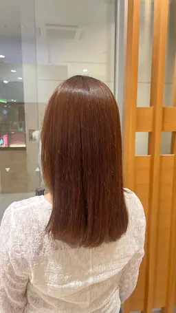 🍒暖色フルカラー➕艶々トリートメント🍒(金、日曜日以外ならご案内可能です！)