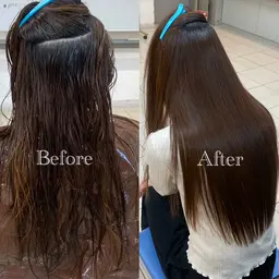 🌟《カット+縮毛矯正・ストレートパーマ》🌟前処理&髪質改善トリートメント付き🌟