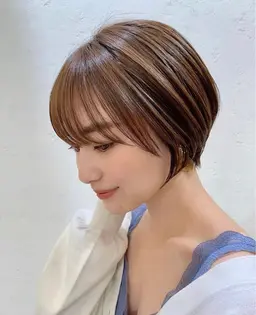 【🎀小顔効果抜群◎ショート🎀】似合わせカット✂️🩷高保湿ダメージ補修トリートメント付🫧