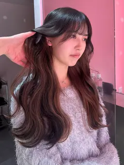 【デザインカラー人気NO.1🎀🐈ブリーチ履歴無】インナーカラー(ブリーチ1回)+艶カラー+高保湿TR