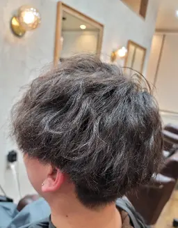 メンズカット＋ツイストパーマ