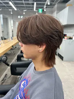 【人気No.3】メンズカット+ブリーチなしダブルカラー