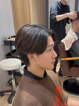 🟠🟠メンズカット+曲がる縮毛矯正🟠🟠
