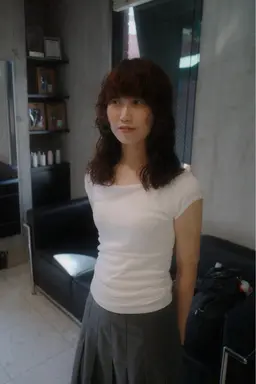 カット×パーマ(ミディアム〜ロング)