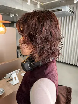 カット＋デザインパーマ