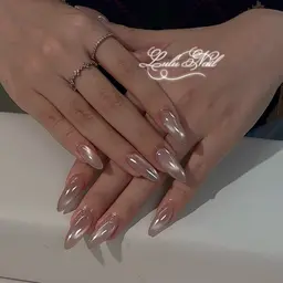 チップ長さだし10本🎀マグネットネイル💍パーツ2個付き