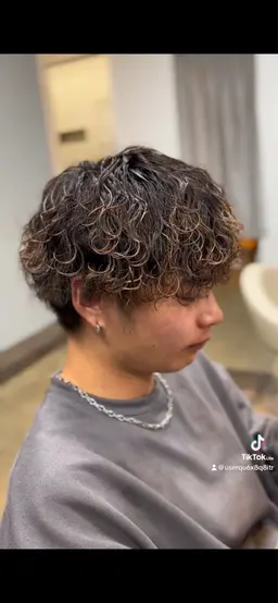 メンズ♠️カット×パーマ🌀