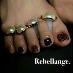 フットネイルシンプル2カラー