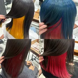 【個性的でカワイイ】🎀インナーカラー＋Aujua1stepTR🎀