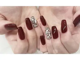 ☆キラキラ光る☆2本埋め尽くしネイル【初回オフ無料】7280