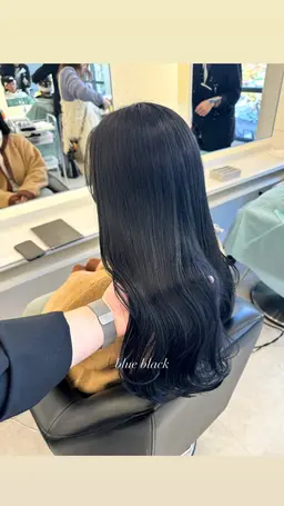 Ｕ24限定🌷.*黒染めを使わない実習カラー+スタイリング