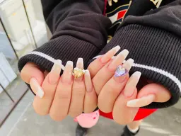 大人気！【ハンド・オフ込】長さ出し10本＋持ち込みアートし放題120分　14900円