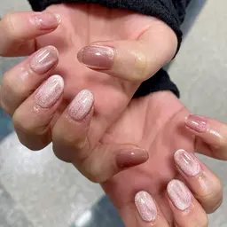 《人気No.1💗ミニモ限定》マグネット/フラッシュ/ミラーワンカラー・グラデ（クリアベース💎）オフ込み