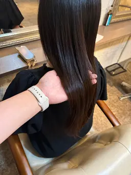 髪質改善ストレート+メンテナンスカット＋2ステップトリートメント
