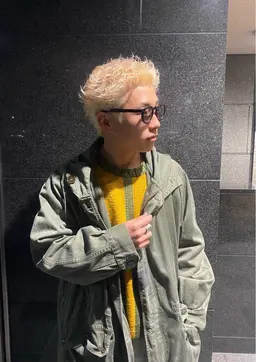 《2回目以降クーポン》メンズカット＋ダブルカラー⚡️⚡️ブリーチカラー