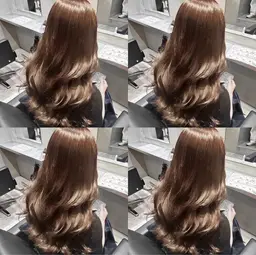 寒色系ワンカラー➕トリートメント➕超音波アイロン〖 髪質改善/韓国ヘア🇰🇷〗(暖色,艶髪)