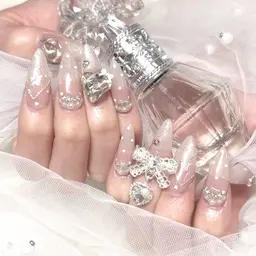 オフなし💟チップ長さだし➕120分10本やり放題💟韓国ネイル/ワンホンネイル/ガーリー/ゆめかわ/キラキラ/池袋