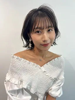 【迷ったらこれ❤️‍🔥】似合わせカット✂️ + 🫧‪うる艶内部補修トリートメント付き🫧‪ ボブ／レイヤー／韓国風